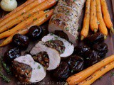 Pork tenderloin with prunes and white wine