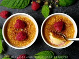 Raspberry creme brulee