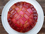 Rhubarb upside-down cake