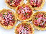 Salmon and tuna poke inspired ceviche