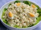 Simple potato and egg salad