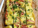 Spanish tortilla with ham