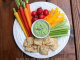 Spicy avocado yogurt dip