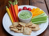 Spicy avocado yogurt dip