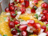 Spicy orange and pomegranate salsa