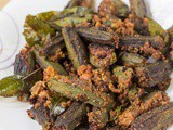 Bharli Bhendi | Stuffed Okra