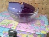 Lazy cooks eggless grape mousse