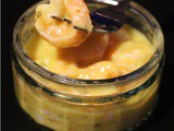 Crevettes sauce mangue