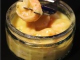 Crevettes sauce mangue