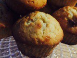 Muffins banane et chocolat blanc