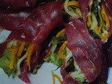 Fagottini di brasaola con verdure