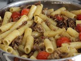 Tortiglioni di ragù ai funghi