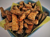 Bastoncini di melanzane al forno