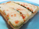 Focaccia con zucchine