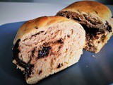 Pan brioche filante con pepite di cioccolato