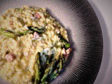 Risotto con asparagi e pancetta