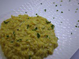 Risotto giallo mantecato al mascarpone