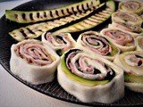 Rotolini di mozzarella ripieni di zucchine e prosciutto