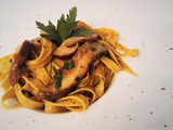 Tagliatelle con funghi porcini