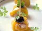 Antipastini freddi e leggeri con peperoni e tonno