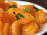 Carote al vapore saporite all'aceto di mele