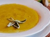 Crema di piselli e curcuma