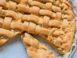 Crostata di mele,ricetta senza burro, senza latte e senza uova