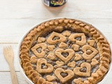 Crostata semintegrale con frolla senza burro e senza uova e ripieno di crema di marroni