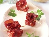 Fagottini di bresaola e melone