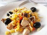 Insalata con avanzi di pollo