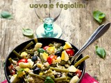 Insalata di riso uova e fagiolini,ricetta Bimby