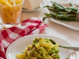 Pasta a base di farina di mais riso e grano saraceno con pesto di asparagi | ricetta gluten free con Bimby