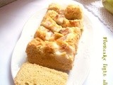 Plumcake light alle pere