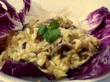 Risotto light con radicchio e provola silana