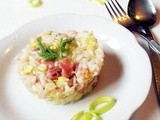 Risotto saporito ai porri