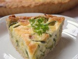 Torta brisée salata con farina integrale e zucchine