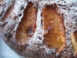 Torta con cioccolata,semi di papavero  e mele