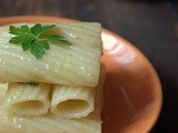 Tortiglioni piccanti con pecorino sardo e zenzero