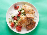 20-Minute Chicken Thighs and Couscous with Dill