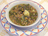 Adas bil Hamod (Lentil soup with Swiss chard and lemon)