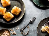 Almond-orange syrup cakes recipe
