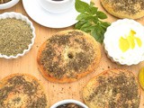 Bagels with Zaatar and Labneh