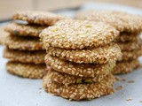 Barazek or Sesame Seed and Pistachio Cookies - Christmas Treats