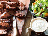 Barbecued lamb with Lebanese garlic sauce recipe