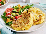 Cauliflower steaks with fattoush recipe