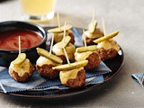 Cheeseburger meatballs recipe