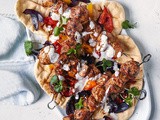 Chicken shawarma kebabs