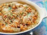 Chicken Tagine with Apricots, Almonds & Chickpeas Recipe