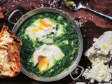 Easy green shakshuka