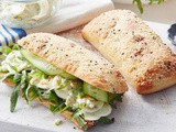 Egg and cucumber Turkish roll recipe